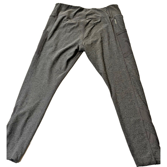 Mondetta Womens XL Grey Leggings High Rise Workout Pockets Athletic Yoga Pants - Picture 7 of 9